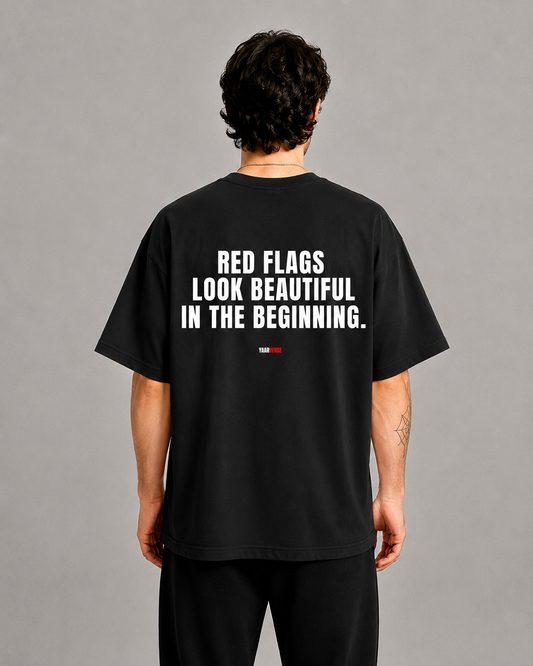 Red Flags Look Beautiful Oversized Classic T-Shirt