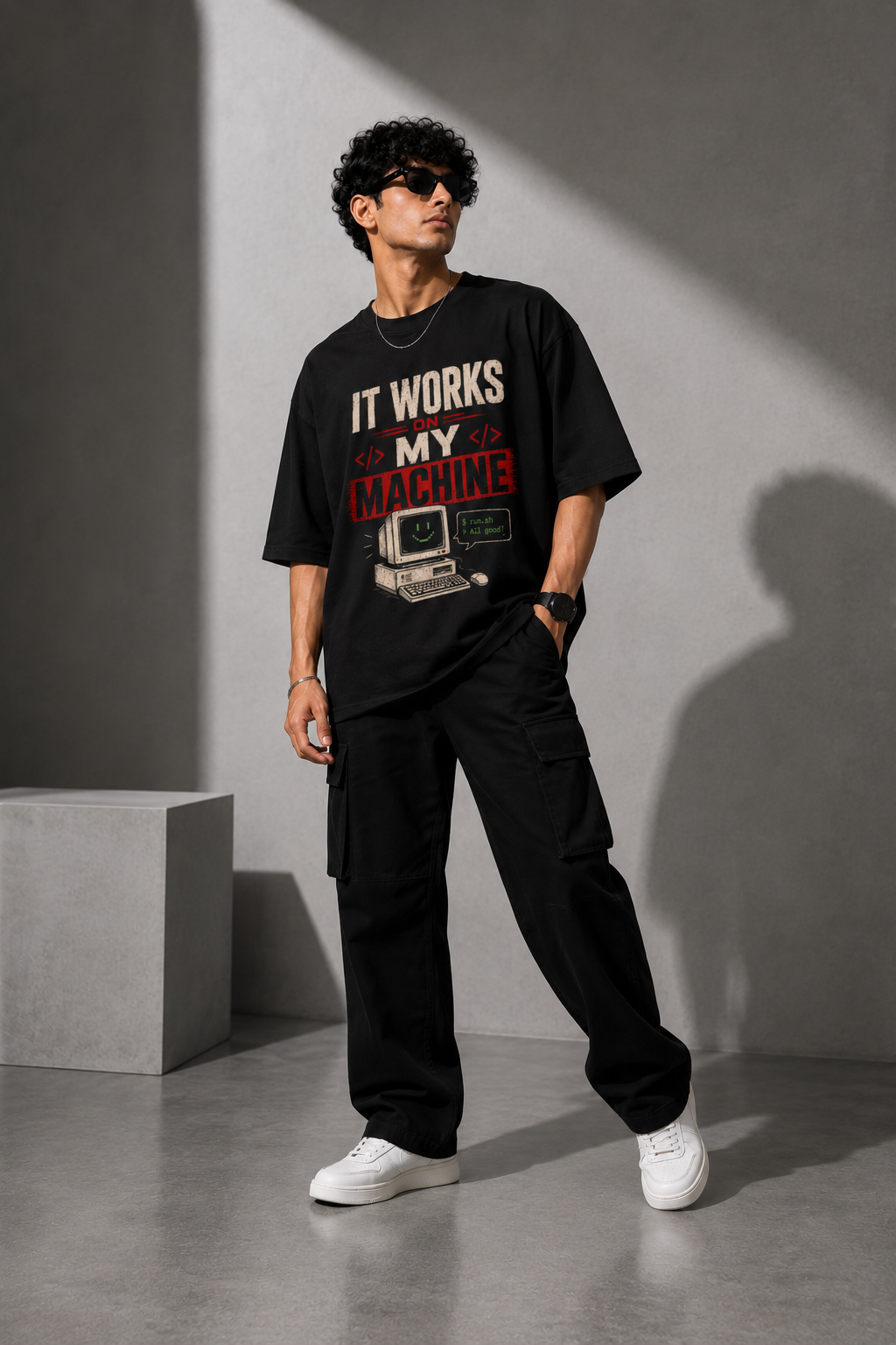 It works on my machine Oversized T-Shirt