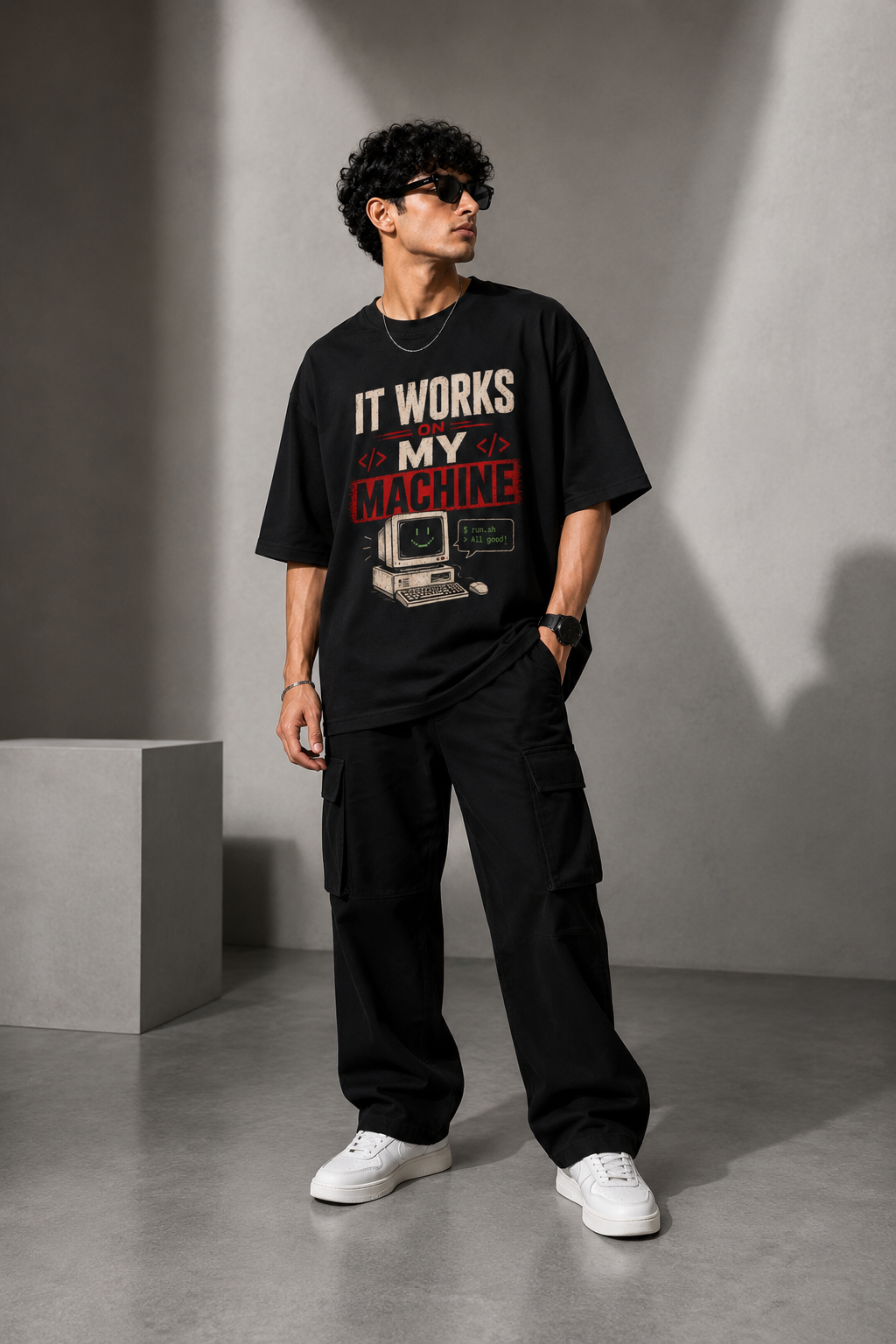 It works on my machine Oversized T-Shirt