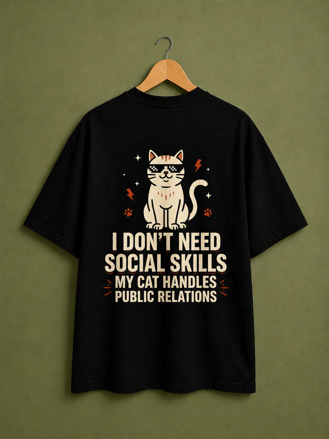 I Don't Need Social Skills Crew T-Shirt