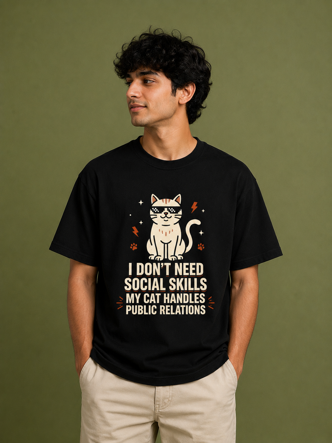 I Don't Need Social Skills Crew T-Shirt
