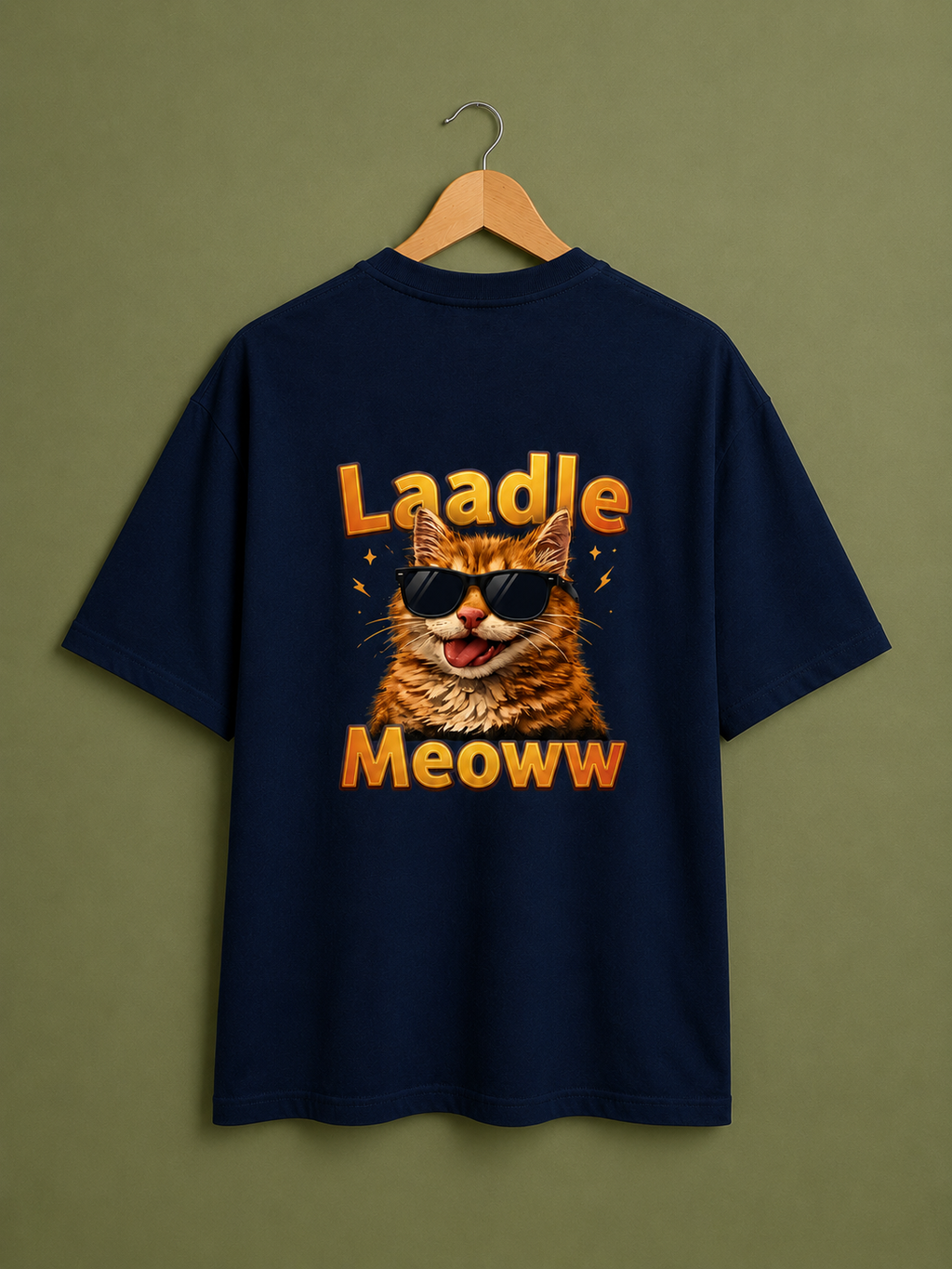 Laadle Meoww Oversized T-Shirt