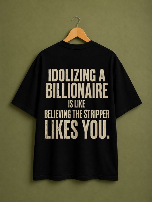 Idolizing a billionaire Crew T-Shirt