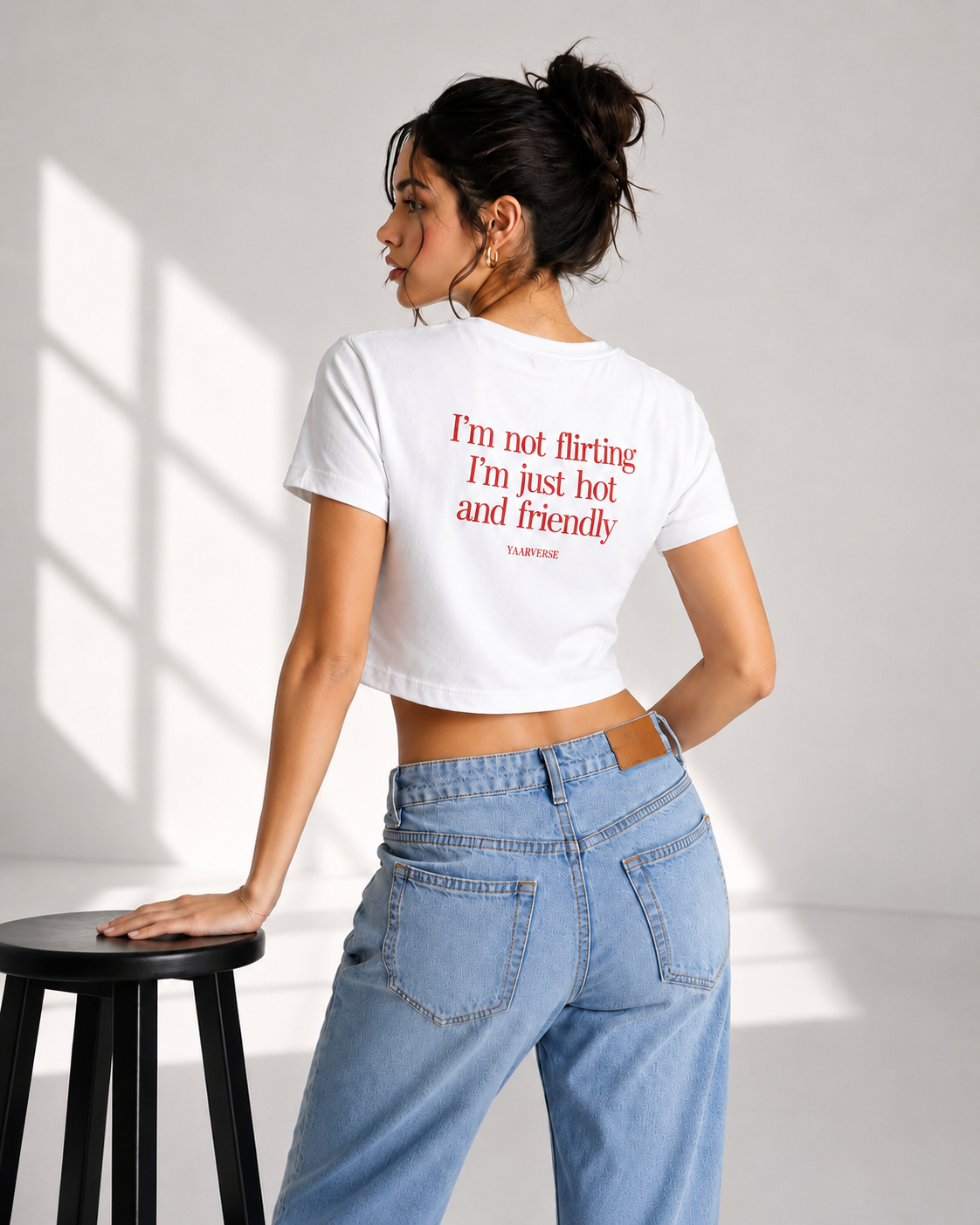I'm not flirting - Baby Tee | Lifestyle Tee
