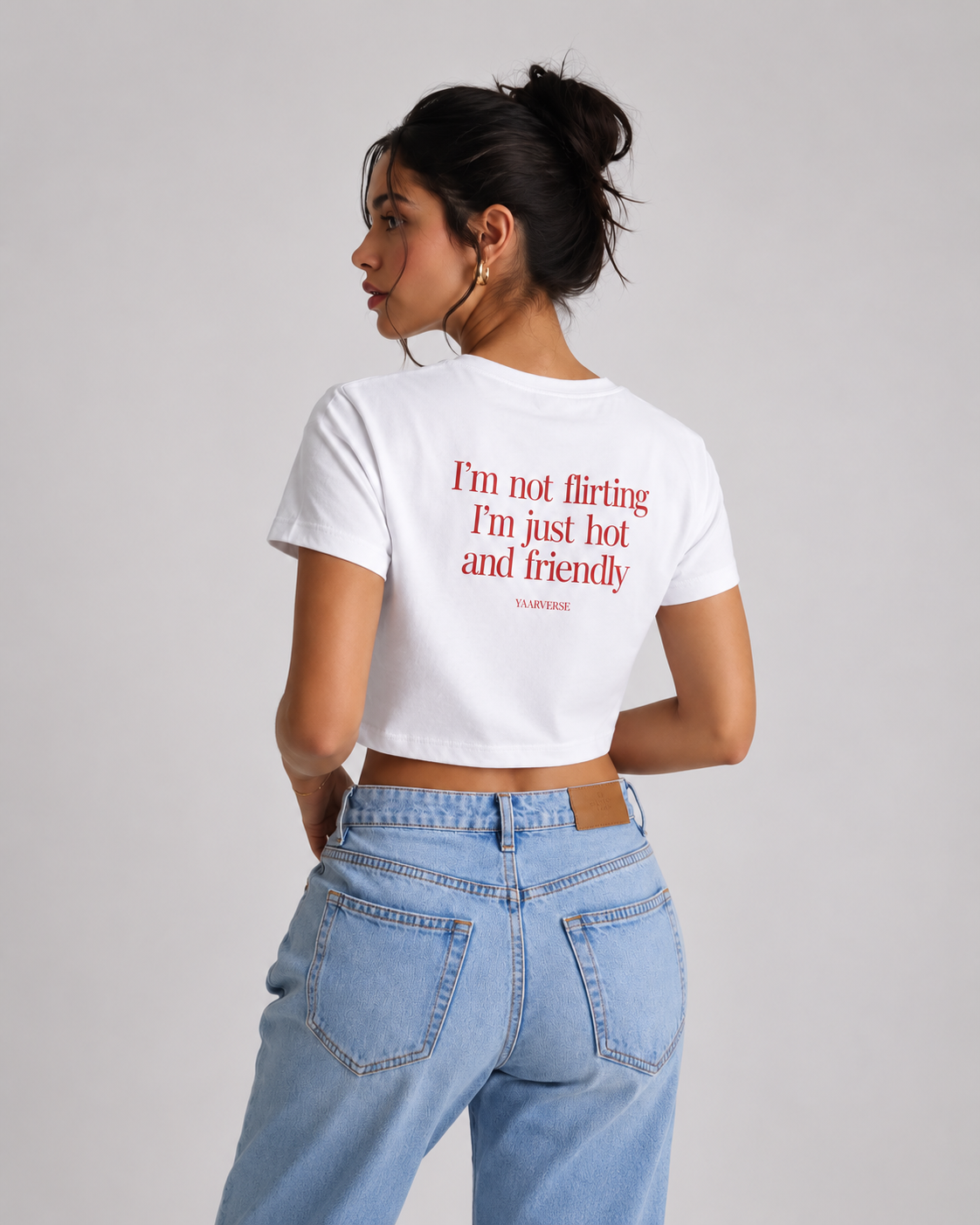 I'm not flirting - Baby Tee | Lifestyle Tee