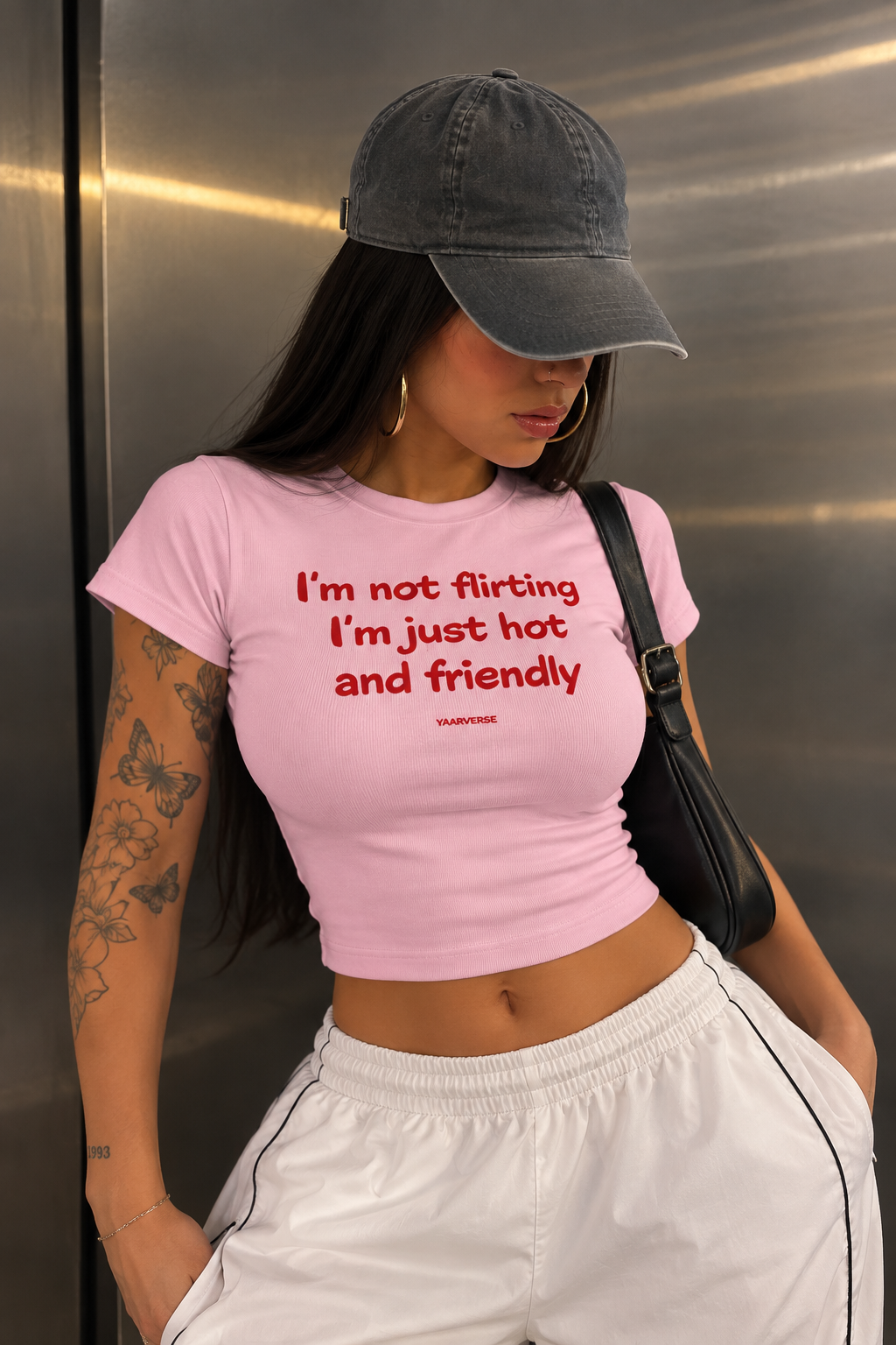 I'm not flirting I'm just got and friendly | Baby Tee