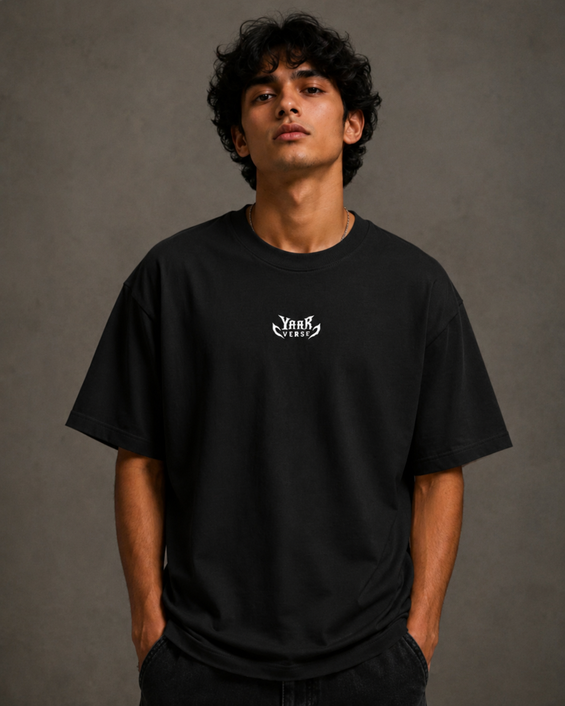 Black Oversized Basic T-Shirt