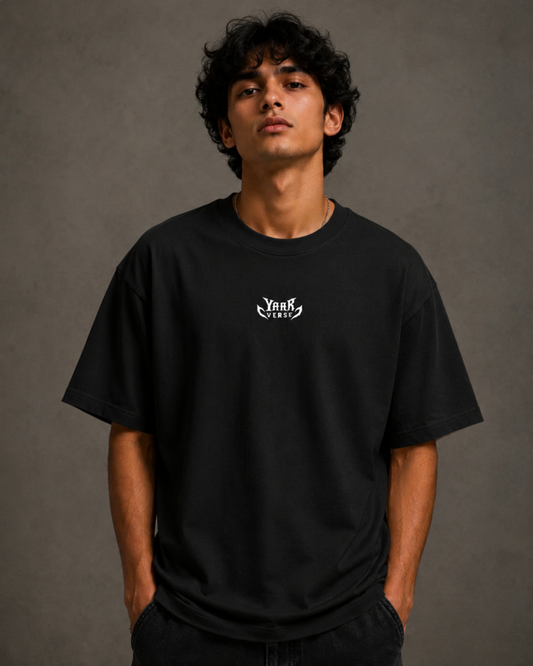 Black Oversized Basic T-Shirt